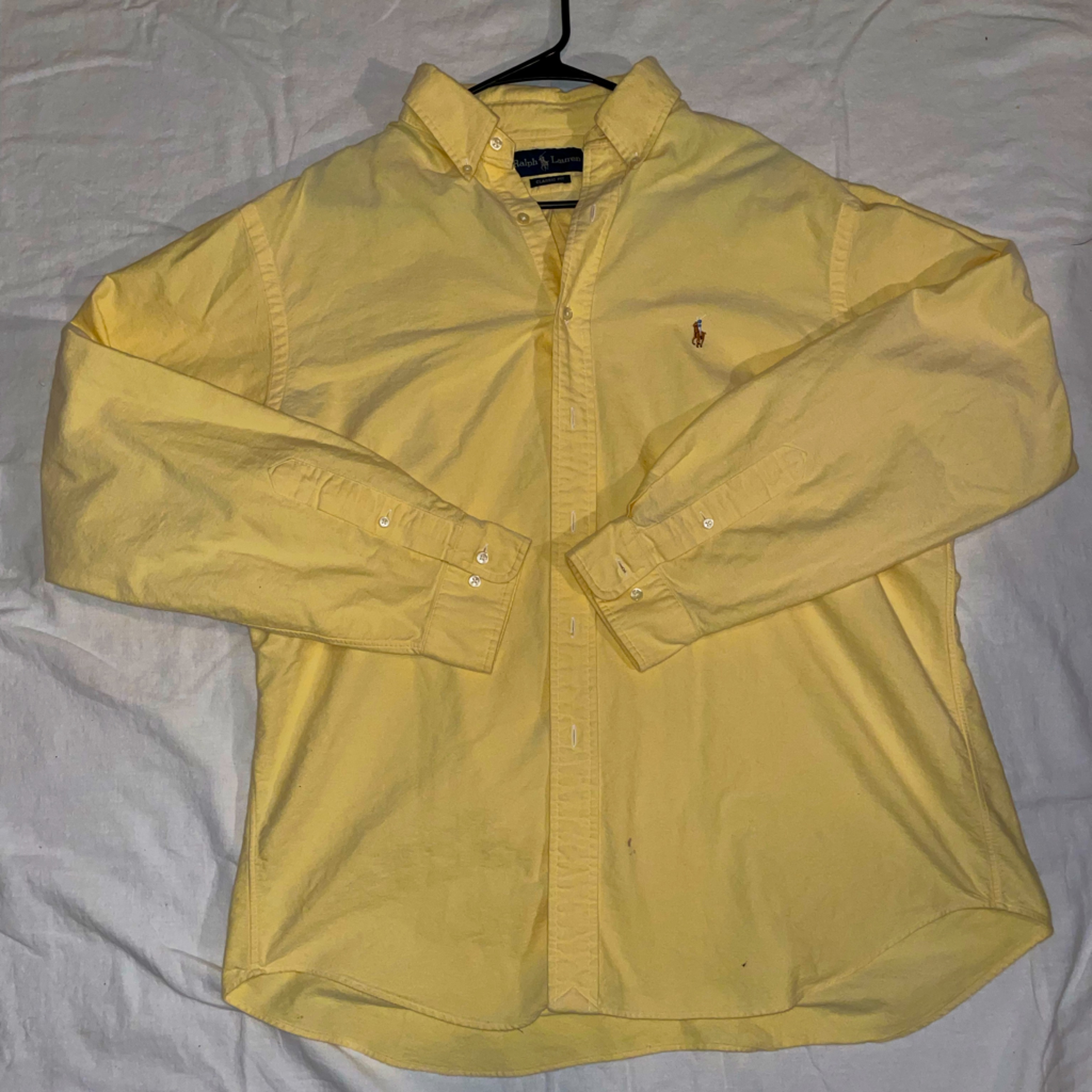 Yellow Polo Button Down